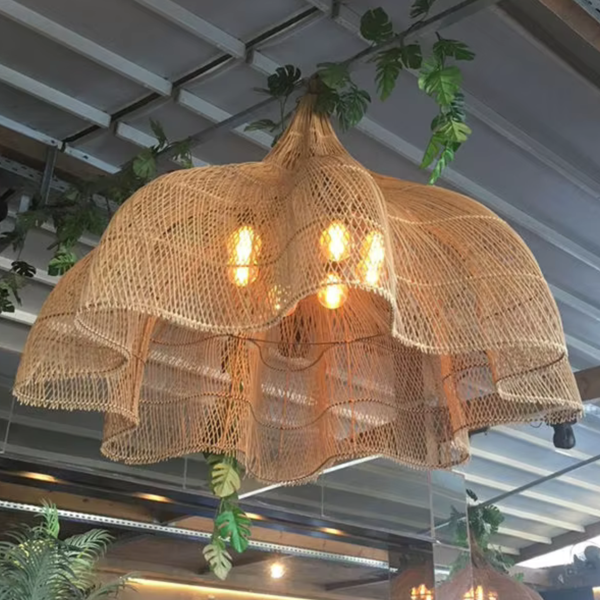 Bamboo Large Ceiling Lamp LP-19